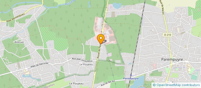 localisation de l'entreprise BELL'EPIL à LE PIAN-MEDOC