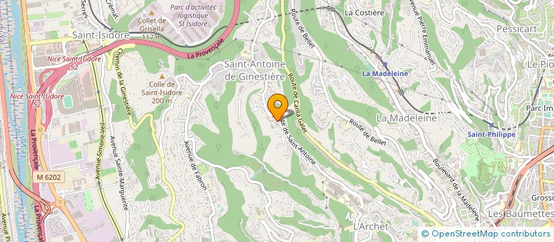 localisation de l'entreprise BELL'ET NOUS  NICE