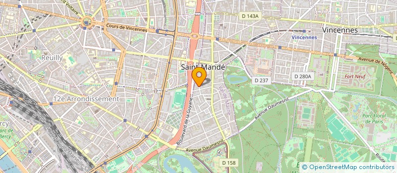 localisation de l'entreprise BELL FAMILY OFFICE à SAINT-MANDE