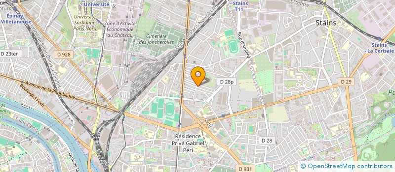 localisation de l'entreprise BELL G  SAINT-DENIS