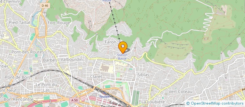 localisation de l'entreprise BELL & LAN  TOULON