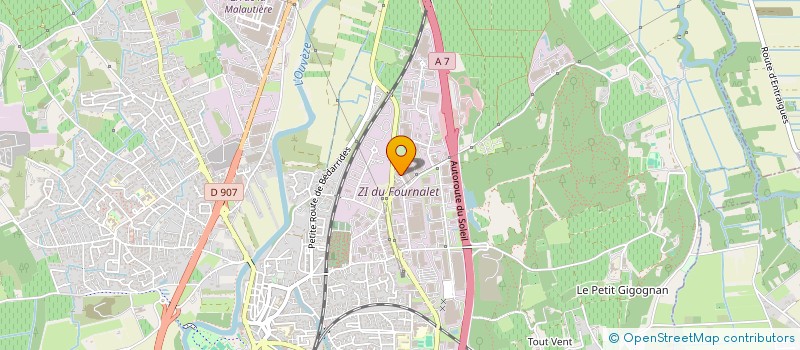 localisation de l'entreprise BELL'S  SORGUES