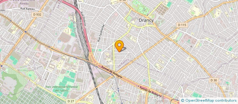 localisation de l'entreprise BELL TCE  DRANCY