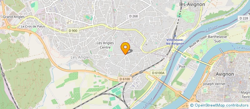 localisation de l'entreprise BELL'TER  LES ANGLES