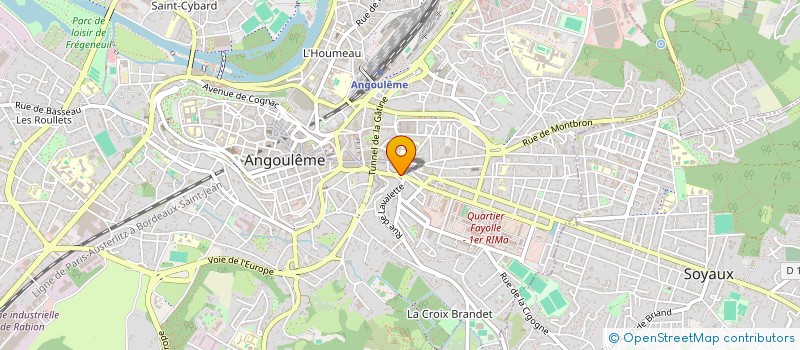 localisation de l'entreprise BELLA à ANGOULEME
