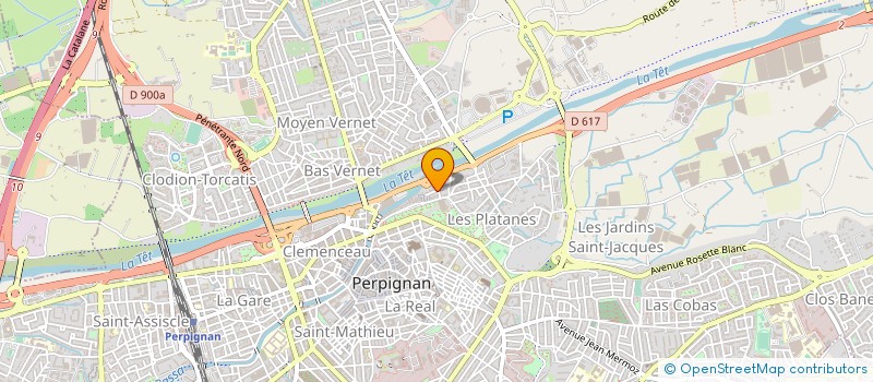 localisation de l'entreprise BELLA 66 à PERPIGNAN