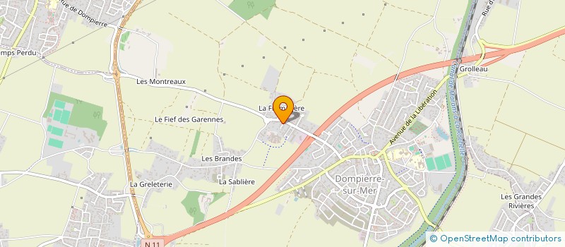 localisation de l'entreprise BELLA  DOMPIERRE-SUR-MER