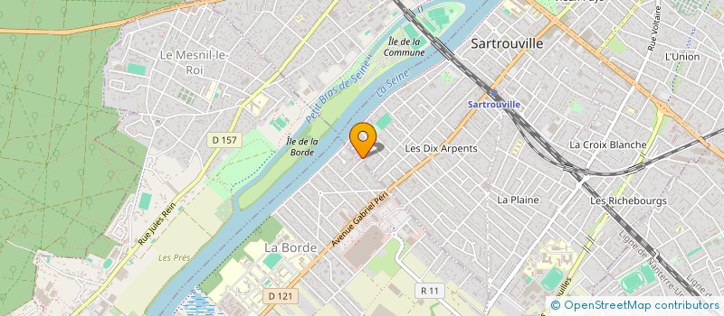 localisation de l'entreprise BELLA  SARTROUVILLE