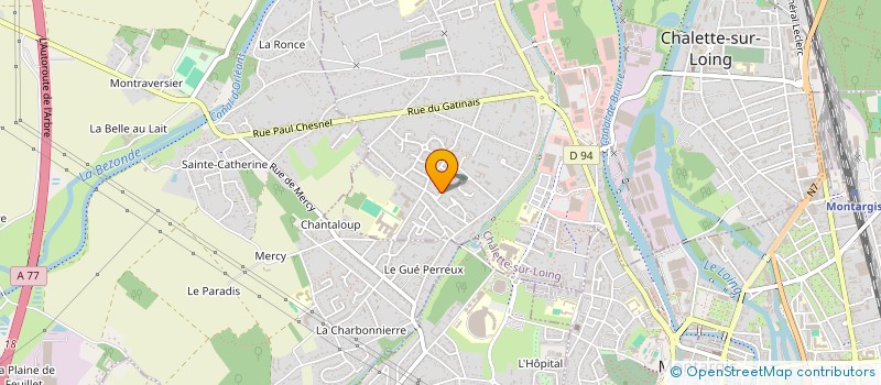 localisation de l'entreprise BELLA à CHALETTE-SUR-LOING