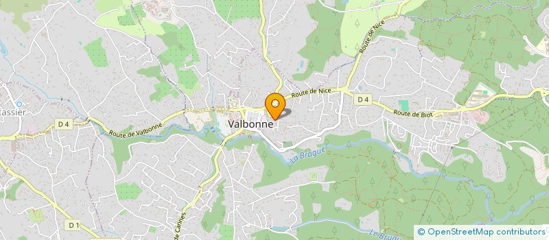 localisation de l'entreprise BELLA AND THE GIPSY KIDS  VALBONNE