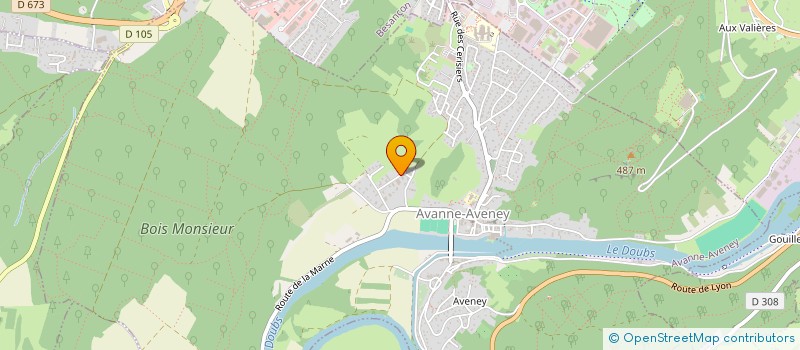 localisation de l'entreprise BELLA AUTOS  AVANNE-AVENEY