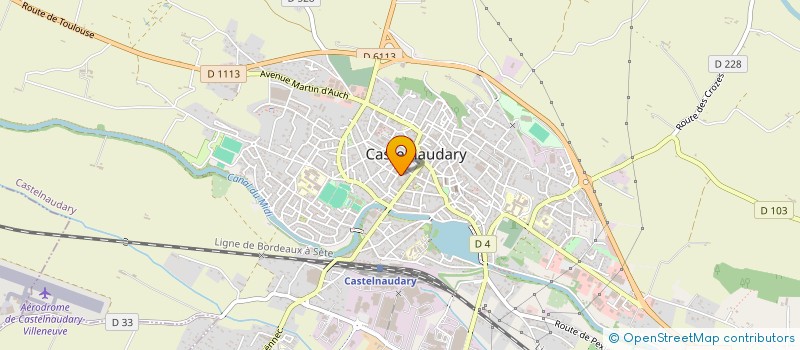 localisation de l'entreprise BELLA BAT à CASTELNAUDARY
