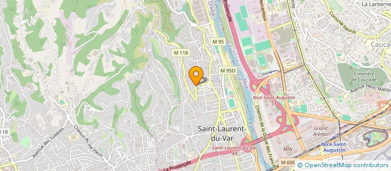 localisation de l'entreprise BELLA BEAUTE à SAINT-LAURENT-DU-VAR