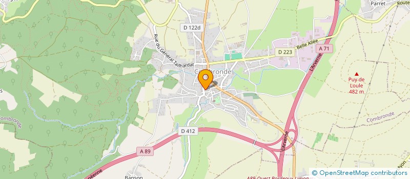 localisation de l'entreprise BELLA CASA à COMBRONDE