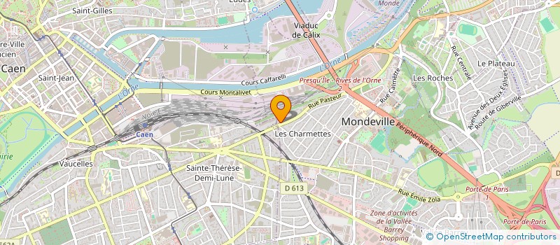 localisation de l'entreprise BELLA CASA IT  MONDEVILLE