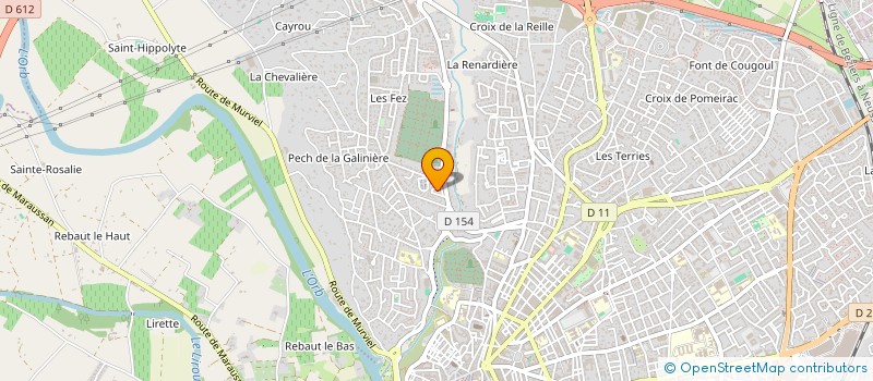 localisation de l'entreprise BELLA CHAUSSURES à BEZIERS