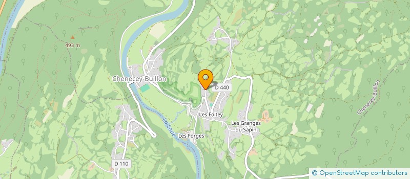 localisation de l'entreprise BELLA CIAO  SAONE