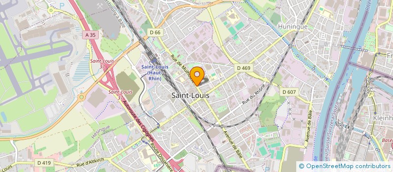 localisation de l'entreprise BELLA COIFF' à SAINT-LOUIS