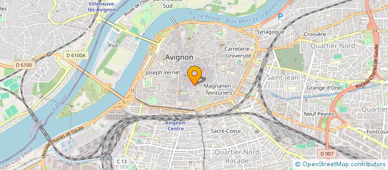 localisation de l'entreprise BELLA CROCE  AVIGNON