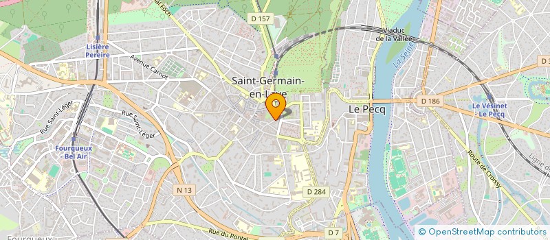 localisation de l'entreprise BELLA DONNA à SAINT-GERMAIN-EN-LAYE