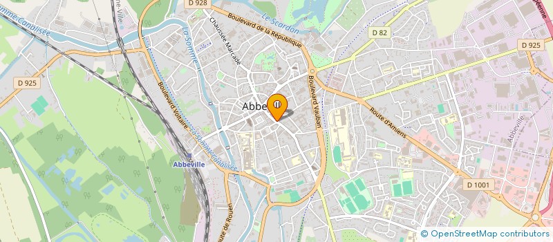localisation de l'entreprise BELLA DONNA à ABBEVILLE