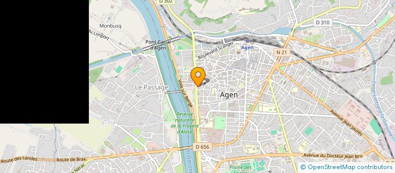 localisation de l'entreprise BELLA ESTHETIC à AGEN