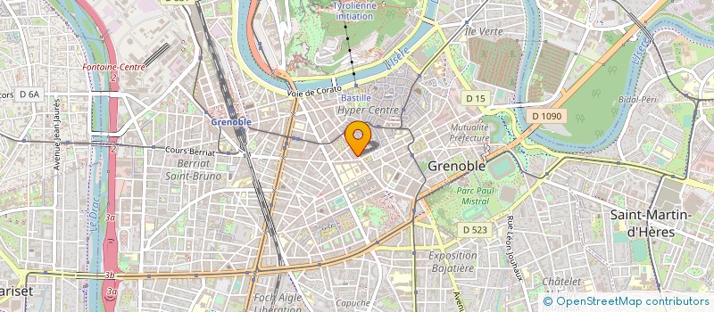 localisation de l'entreprise BELLA EXPRESS à GRENOBLE