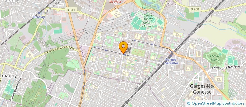 localisation de l'entreprise BELLA FLANADES à SARCELLES