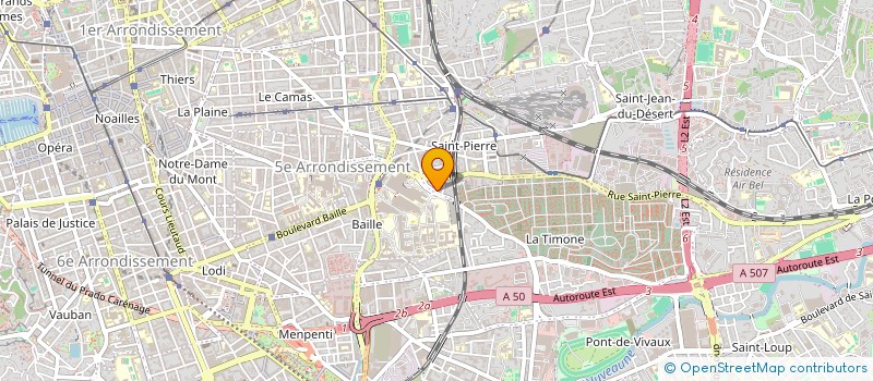 localisation de l'entreprise BELLA INDIVISION à MARSEILLE