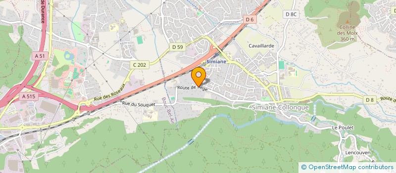 localisation de l'entreprise BELLA JULYA  SIMIANE-COLLONGUE