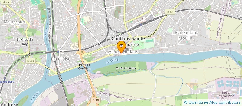 localisation de l'entreprise BELLA MANIERA à CONFLANS-SAINTE-HONORINE