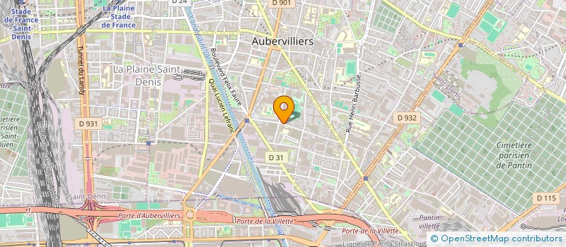localisation de l'entreprise BELLA MARCHE à AUBERVILLIERS