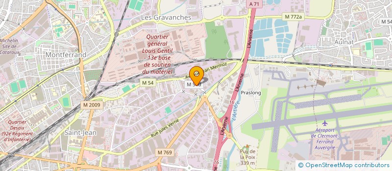 localisation de l'entreprise BELLA MEUBLES à CLERMONT-FERRAND