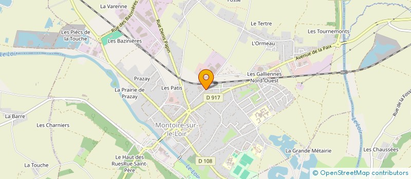 localisation de l'entreprise BELLA MIMOUNE  MONTOIRE-SUR-LE-LOIR