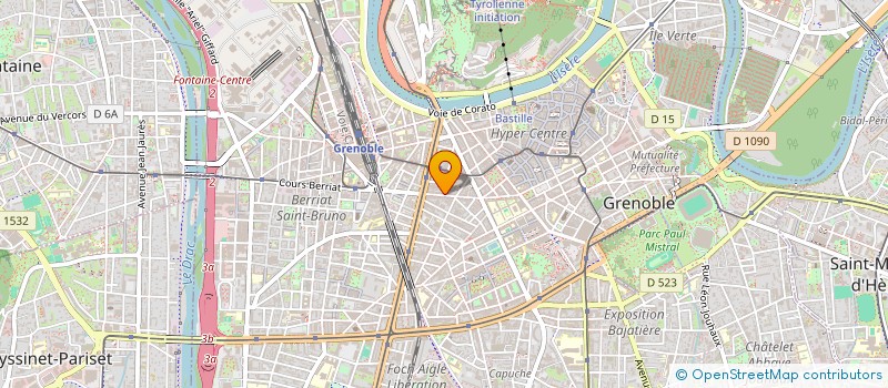 localisation de l'entreprise BELLA MODA à GRENOBLE