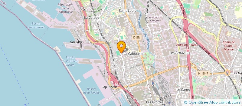 localisation de l'entreprise BELLA NAPOLI II à MARSEILLE