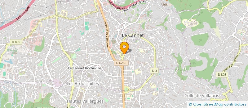 localisation de l'entreprise BELLA NISSA à LE CANNET