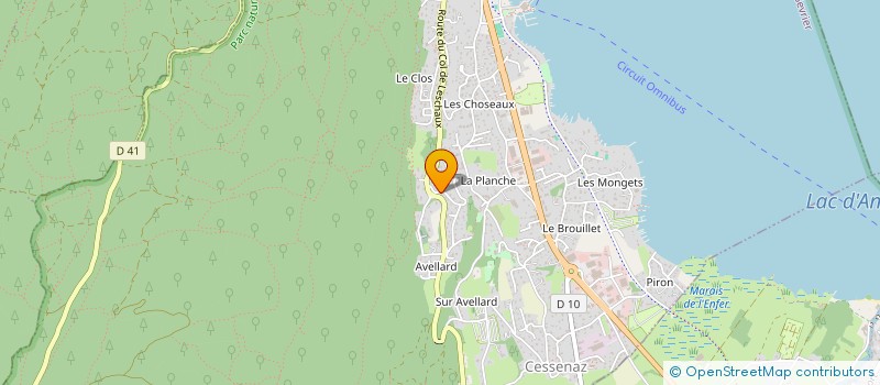 localisation de l'entreprise BELLA NOVA  SEVRIER