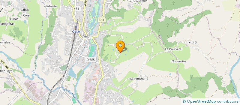 localisation de l'entreprise BELLA PIZZA  OBJAT