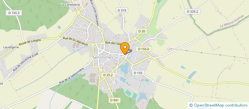 localisation de l'entreprise BELLA PIZZA à SENONCHES