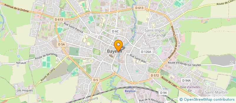 localisation de l'entreprise BELLA PIZZA RESTAURANTE à BAYEUX