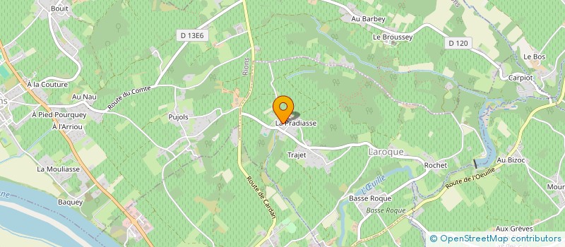 localisation de l'entreprise BELLA POUSADA  LAROQUE