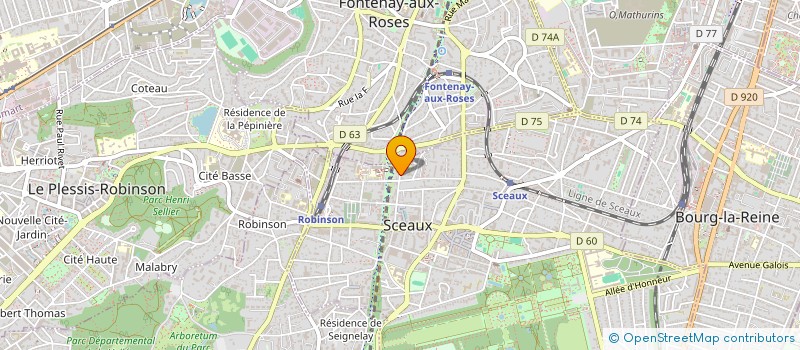 localisation de l'entreprise BELLA RAGAZZA à SCEAUX