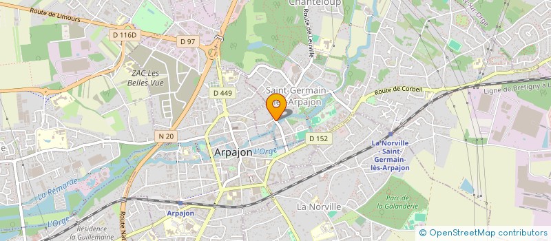 localisation de l'entreprise BELLA RIALTO à SAINT-GERMAIN-LES-ARPAJON