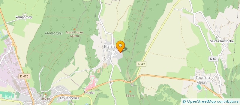 localisation de l'entreprise BELLA RIVA  PLAISIA