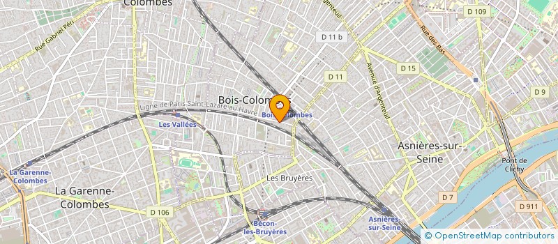 localisation de l'entreprise BELLA SCI à BOIS-COLOMBES