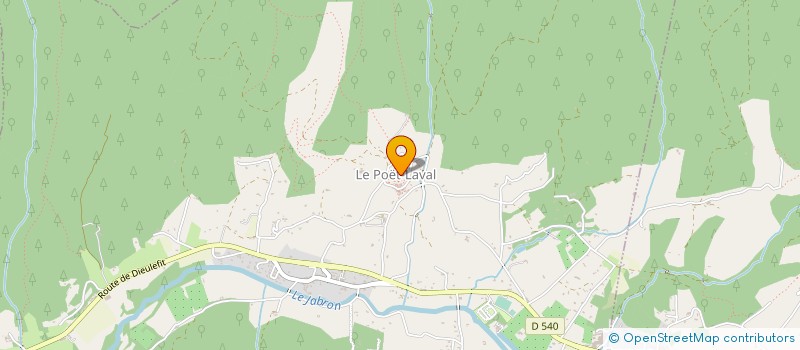 localisation de l'entreprise BELLA STORIA  LE POET-LAVAL