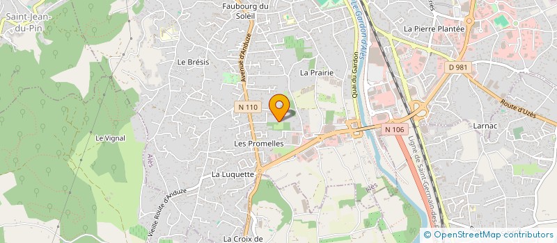 localisation de l'entreprise BELLA-SUN  ALES