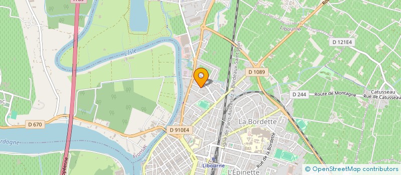 localisation de l'entreprise BELLA VIDA  LIBOURNE