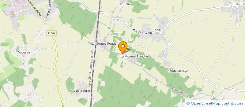 localisation de l'entreprise BELLA VIDA à LIMALONGES